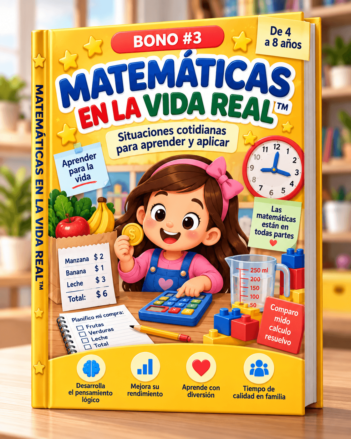 Mockup del bono Matemáticas en la Vida Real